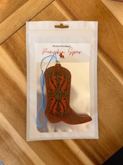 Boot Freshie - Pumpkin Spur